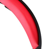 AFUNTA Auriculares Gaming para PS4, PC, Xbox One Controller, Auriculares con micrófono Que Cancela el Ruido sobre el oído, luz LED, Auriculares envolventes Bajos-Negro + Rojo