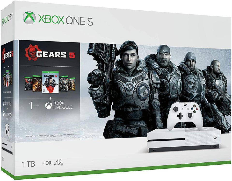 Paquete Xbox One S 1TB + Gears 5 - Bundle Edition